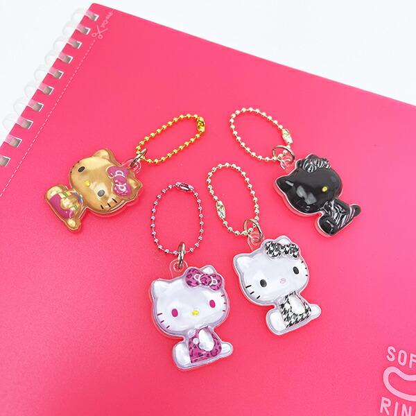 サンリオ ハローキティ ゼブラ柄 ぷっくりったいプチボールチェーン