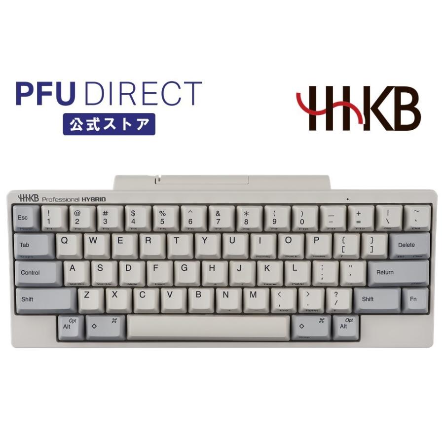 PFU HHKB Professional HYBRID 英語配列／白 Bluetooth キーボード
