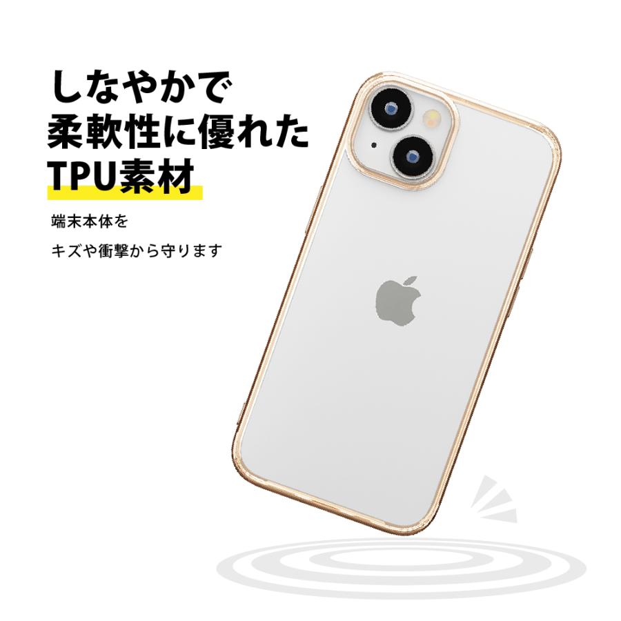 Premium Style iPhone 14Pro 14 13 ケース カバー ブラック シルバー