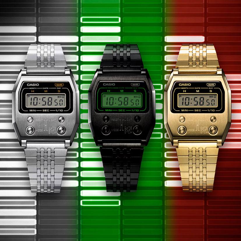 スタンダード（CASIO） CASIO “STANDARD PREMIUM” A1100D-1JF SILVER