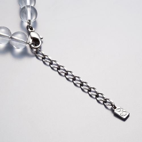 Phiten（ファイテン） 水晶ネックレス 40cm(5mm玉)【公式