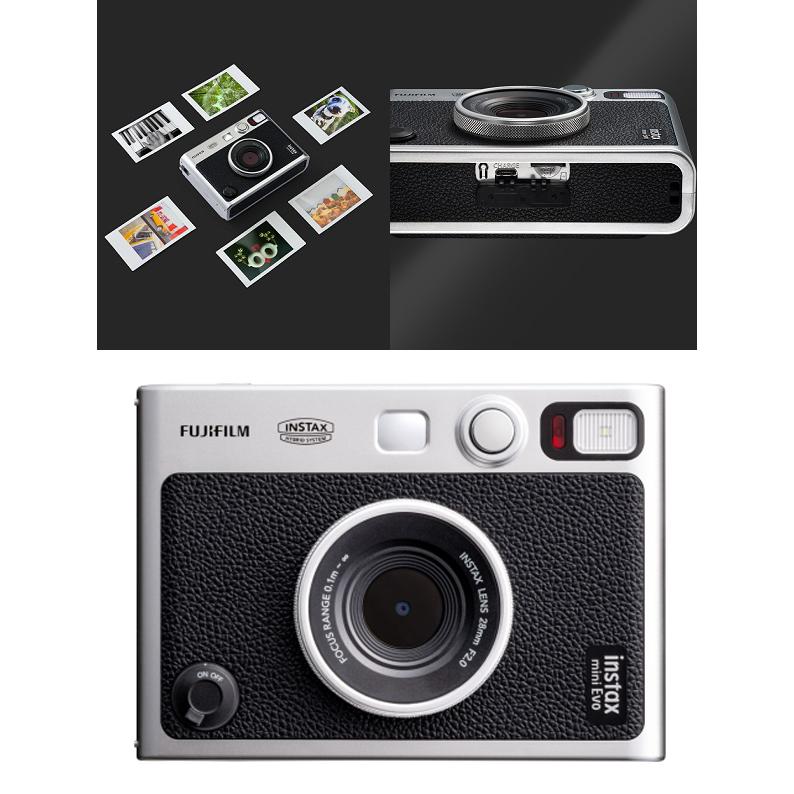 チェキ “チェキ” INSTAX mini Evo BLACK 富士フイルム FUJIFILM