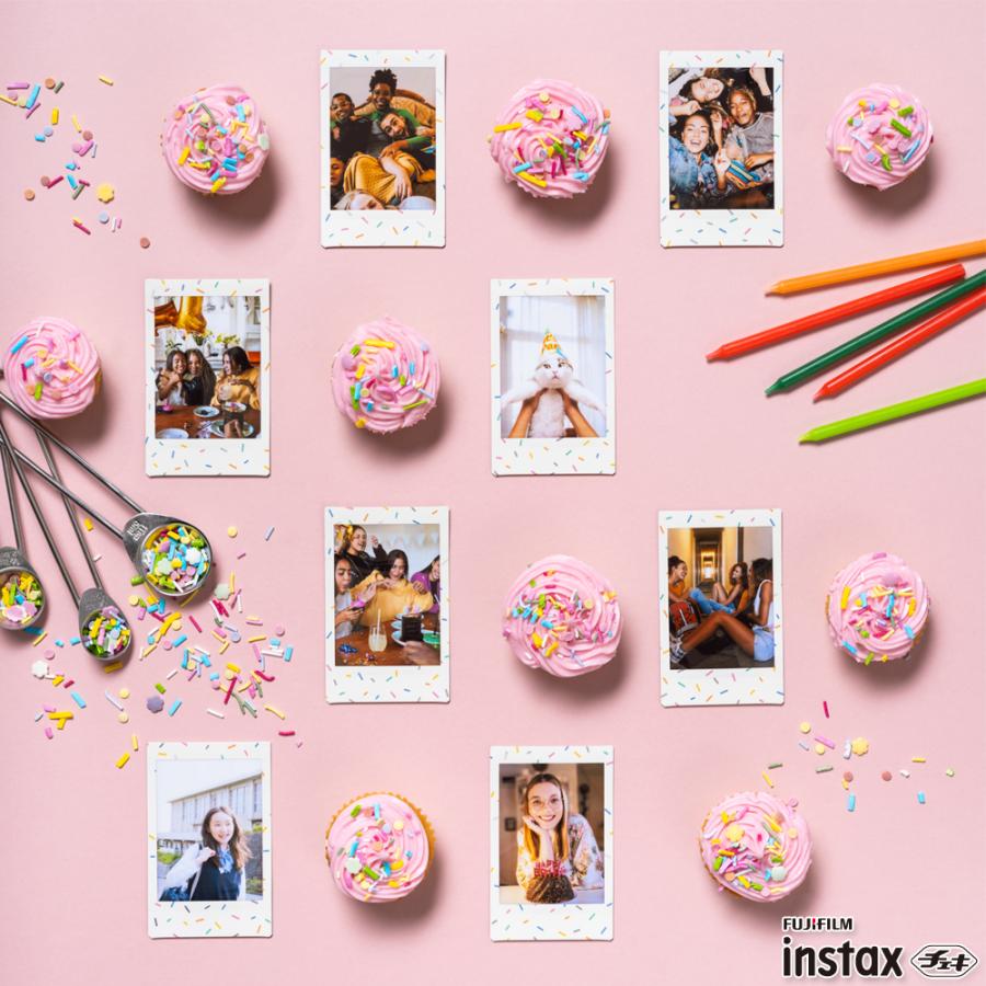 instax mini チェキ用フィルム スプリンクルズ 絵柄入り SPRINKLES 10