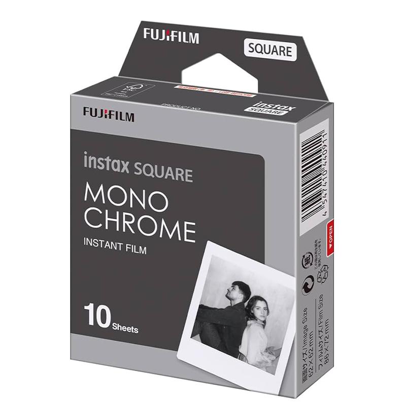 instax SQUARE チェキフィルム モノクローム 10枚 スクエア 新品