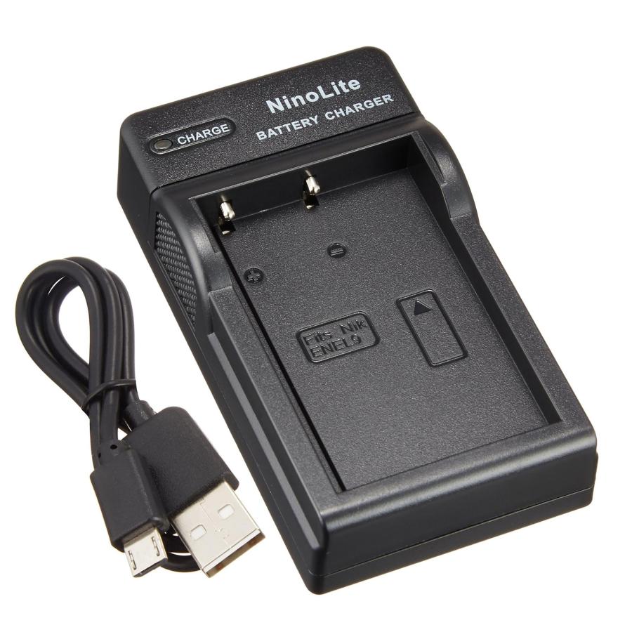 DC15 USB型充電器 MH-23 と ニコンEN-EL9 EN-EL9a 互換バッテリーの