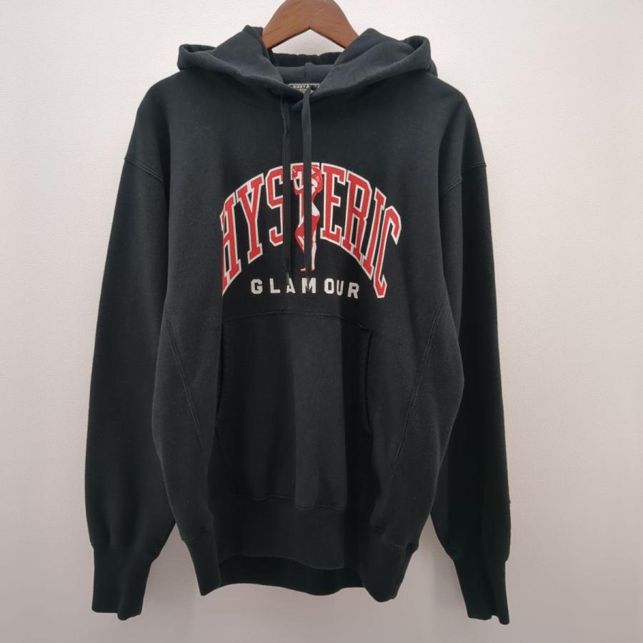 HYSTERIC GLAMOUR（ヒステリックグラマー） フードパーカー ブラック