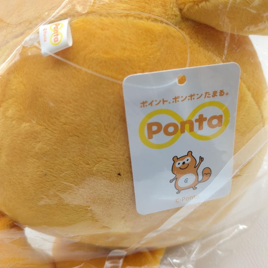 未開封品 ポンタ ぬいぐるみ 大 約30cm ローソン Ponta ◇3109/宮竹店