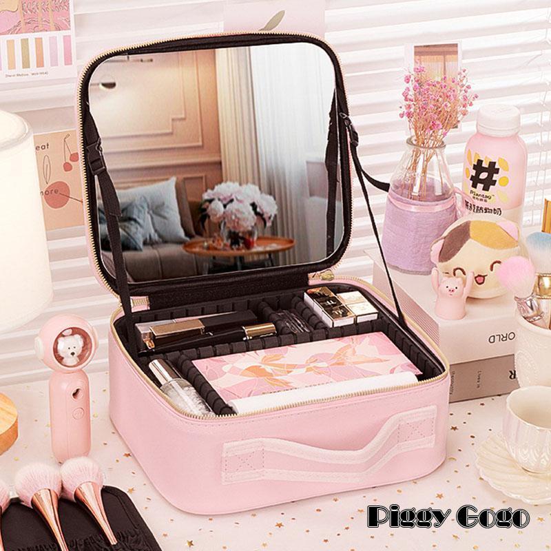 メイクボックス 鏡付き コスメ収納 大容量 持ち運び プロ おしゃれ