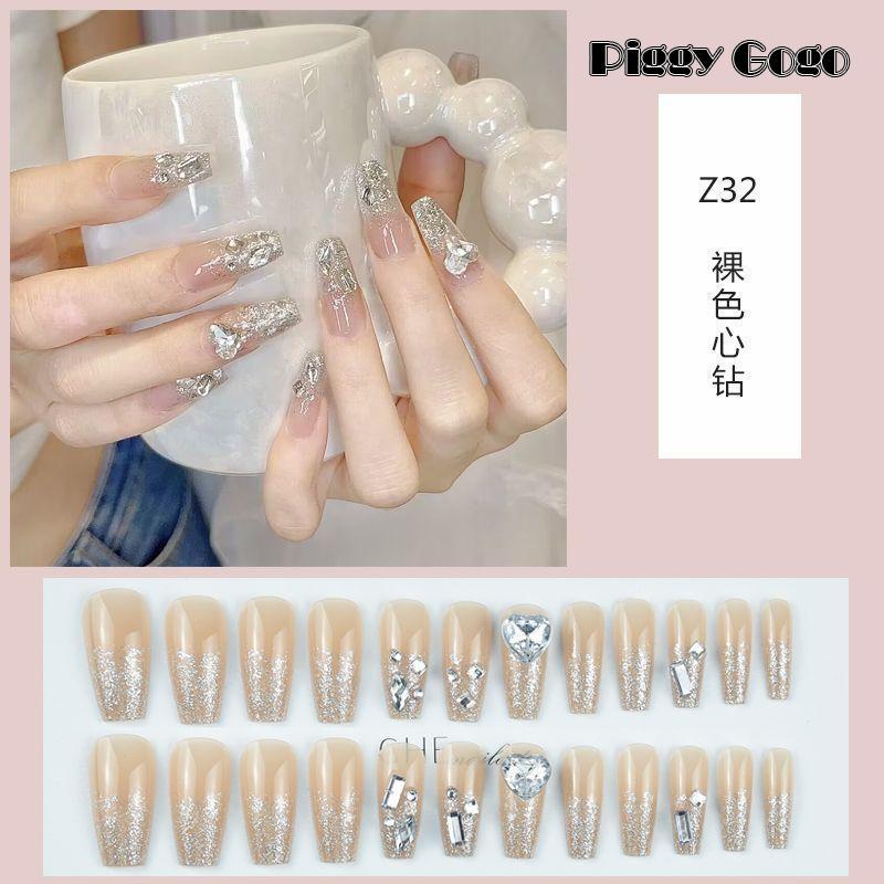 ネイルチップ フットネイル デザインチップ 全20種 セルフネイル