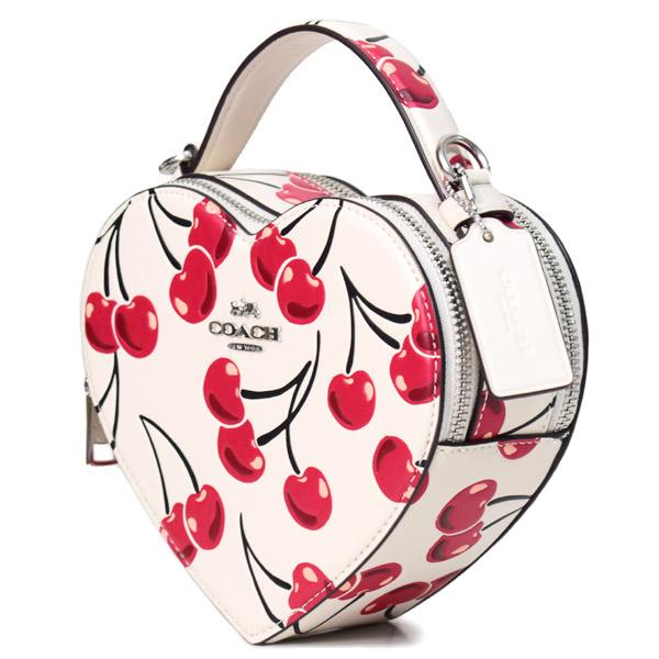 COACH（コーチ） バッグ レザー さくらんぼ ハート チェリー ダブル
