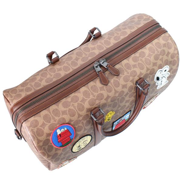 COACH（コーチ） バッグ スヌーピー ピーナッツ コラボ ボストンバッグ