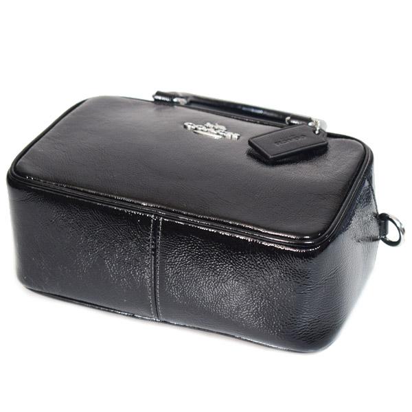 COACH（コーチ） バッグ パテントレザー ミニ ロゴ サッチェル 2WAY