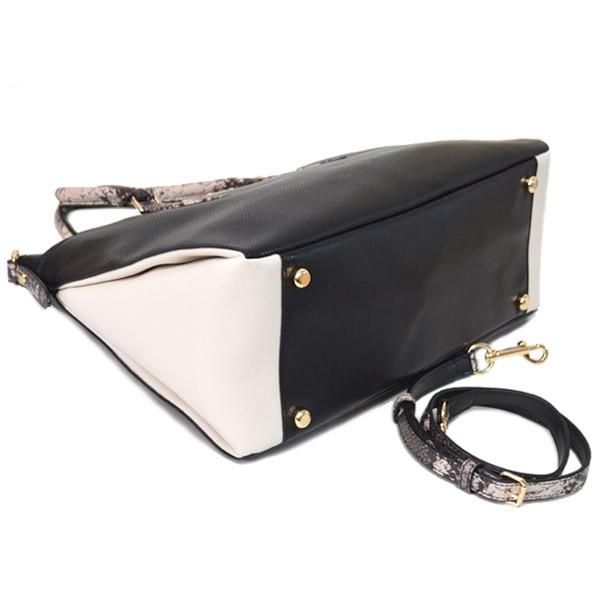 COACH（コーチ） バッグ レザー モルガン パイソン バイカラー 2WAY