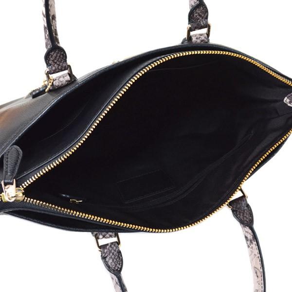 COACH（コーチ） バッグ レザー モルガン パイソン バイカラー 2WAY