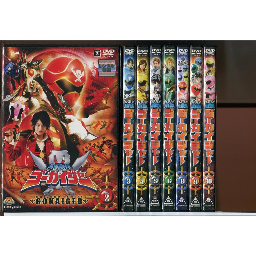 海賊戦隊 ゴーカイジャー VOL.2~6,8~12+THE MOVIE 計11巻セット(全12巻