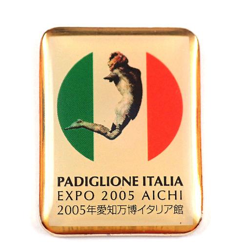 ピンバッジ・エキスポ愛地球博イタリア国旗2005年◇フランス限定ピンズ