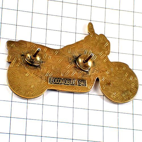 ピンバッジ・カワサキ青いゼファー1100バイク二輪◇フランス限定ピンズ