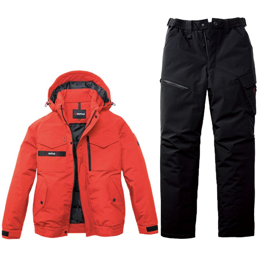 BURTLE（バートル） 2025年 秋冬 新作 防寒 洗える 上下セット 防寒