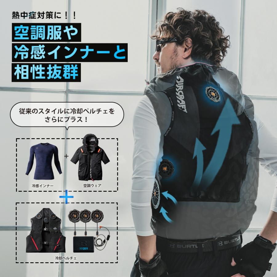 BURTLE（バートル） ＼+P17%／ バートル 最新 ペルチェベスト セット