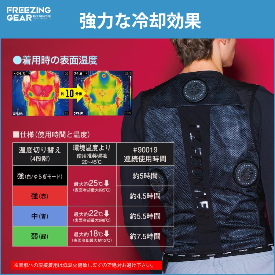 I'Z FRONTIER アイズフロンティア ペルチェベスト ビッグ 3個タイプ