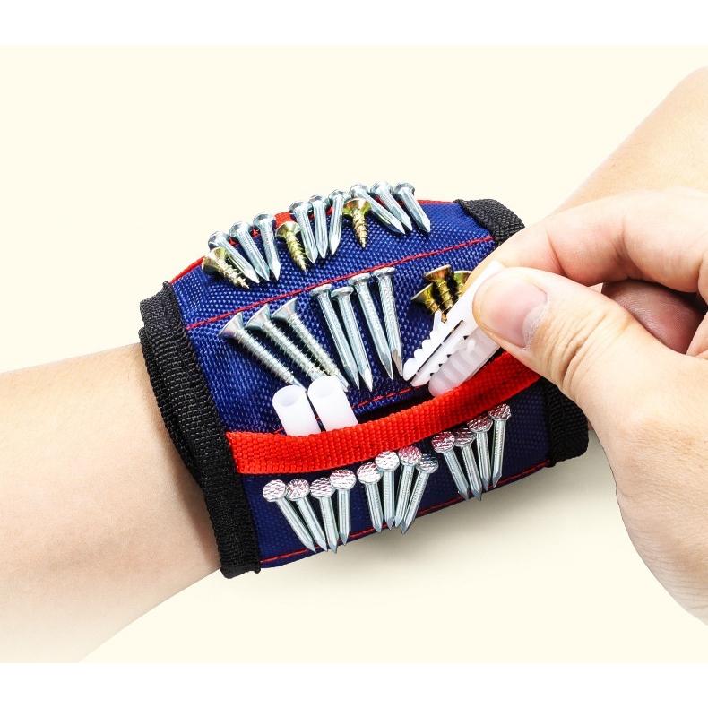 アームベルト アームカバー 工具ベルト マグネット くっつく ポケット