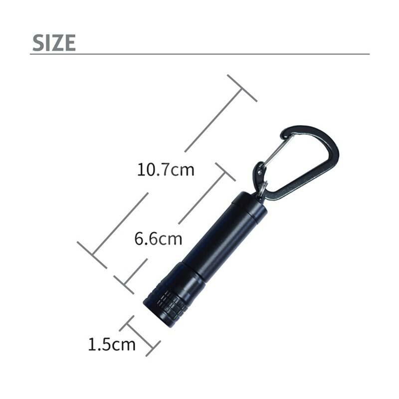 1LED カラビナ ミニライト SK-7181 ペンライト LED ライト