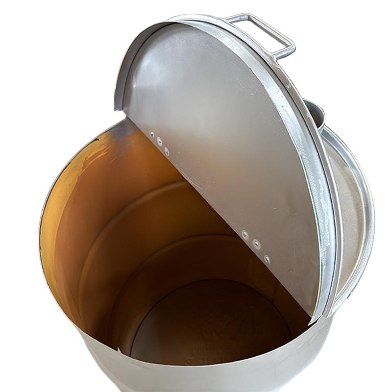 ドラム缶焼却炉フタ付き 下小窓蝶番蓋付 煙突なし 200L カラー選択