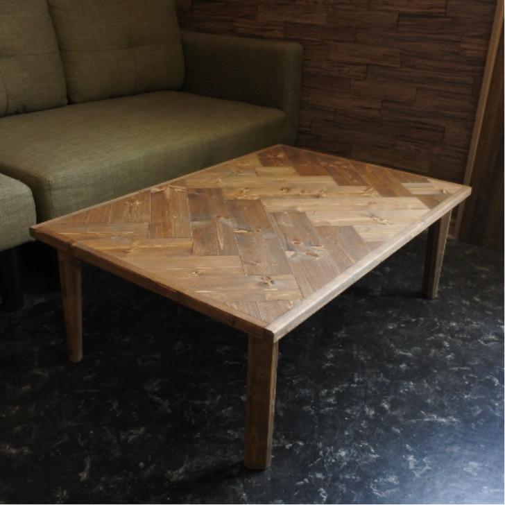 ☆新商品☆天然木 ヘリンボーン 折りたたみ テーブル ローテーブル