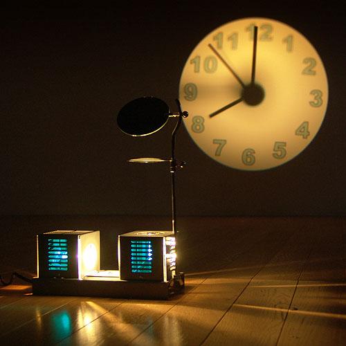 送料無料☆ Projector Clock プロジェクタークロック : plywood - 通販