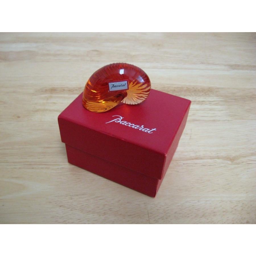 バカラ（Baccarat） オウムガイ クリスタル フィギュリン