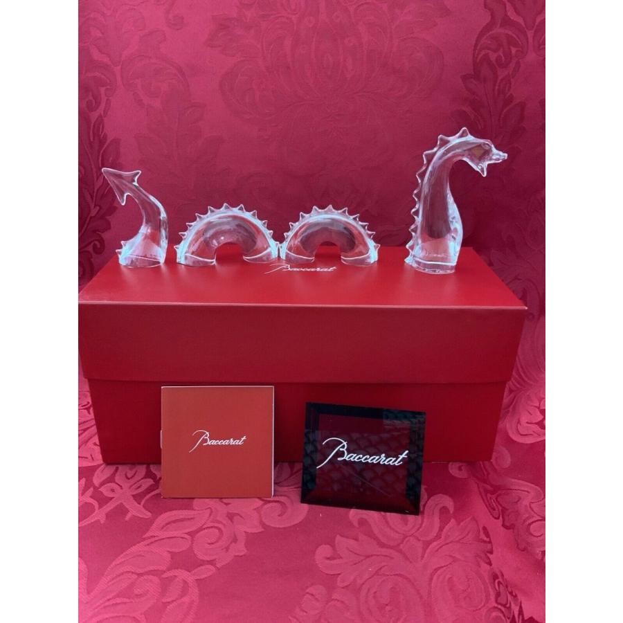 バカラ（Baccarat） 置物 ドラゴン 龍 クリスタル フィギュリン