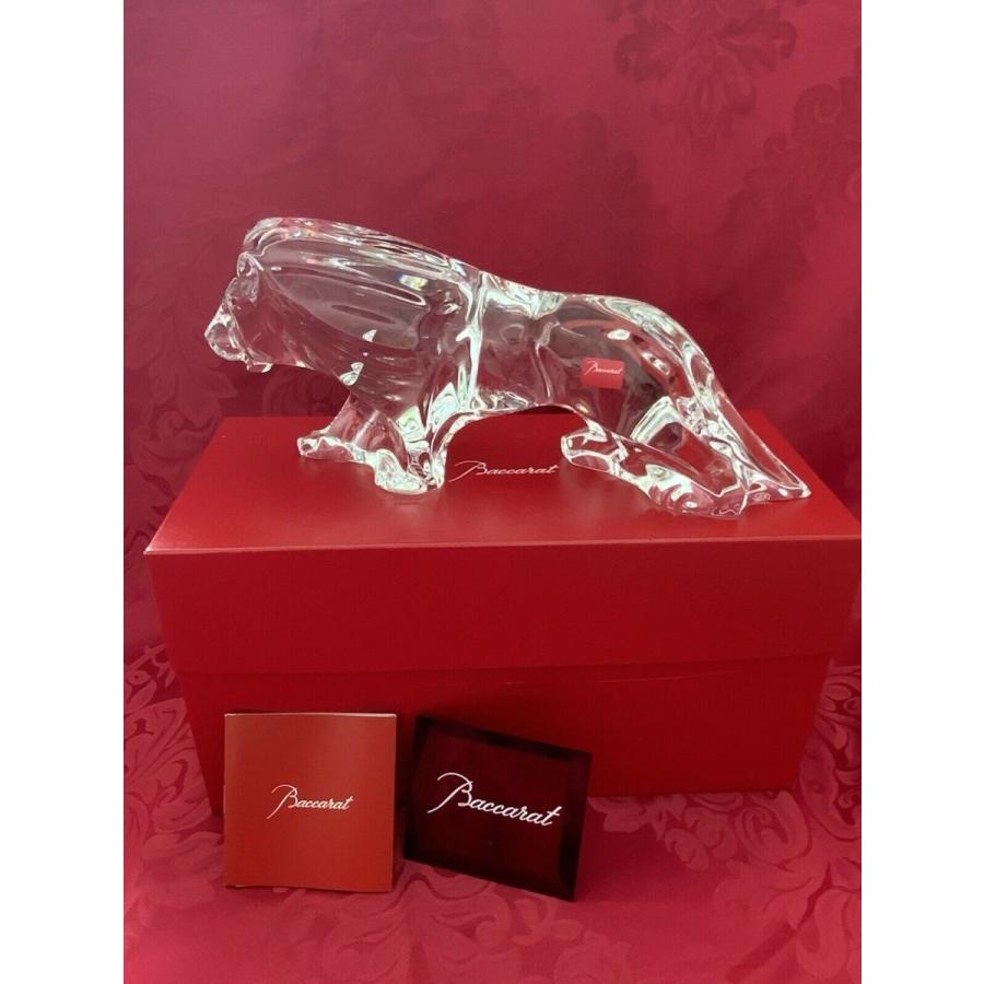 バカラ（Baccarat） ライオン フィギュリン クリスタル