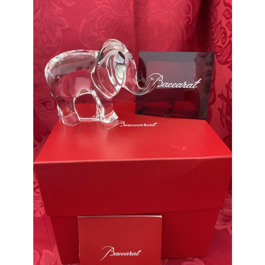 バカラ（Baccarat） 置物 エレファント ぞう フィギュリン クリスタル