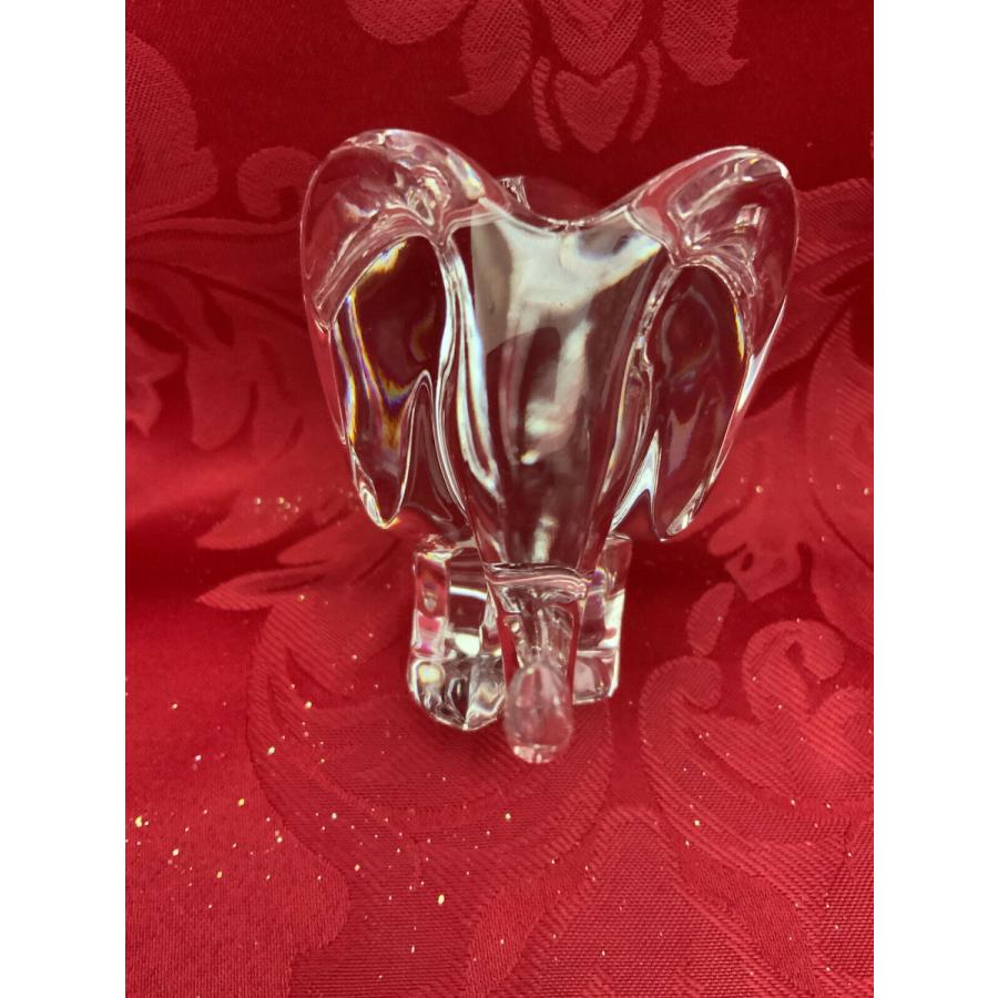 バカラ（Baccarat） 置物 エレファント ぞう フィギュリン クリスタル