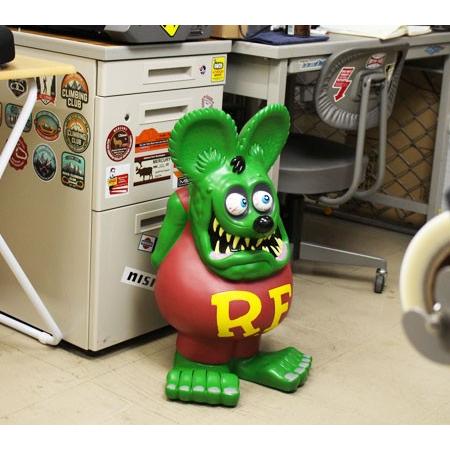 ラットフィンク フィギュア 貯金箱 大容量 おしゃれ 500円玉