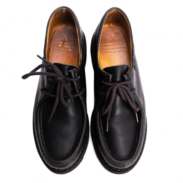 パラブーツPARABOOT ミカエル レザーチロリアンシューズ 黒23.5
