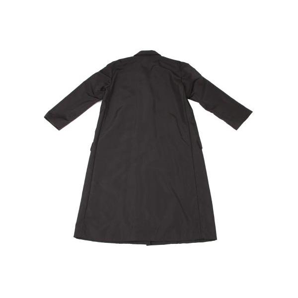 ISSEY MIYAKE（イッセイミヤケ） ナイロンウールロングコート 焦げ茶M