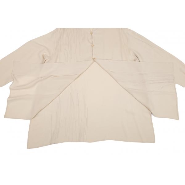 ヨーガンレール（JURGEN LEHL） 刺繍シルクロングシャツ アイボリーM