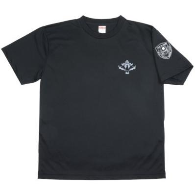 Tシャツ 陸上自衛隊 桜刀工ンブレム鳩黒 半袖 ドライ(サイズ:S/M/L/LL