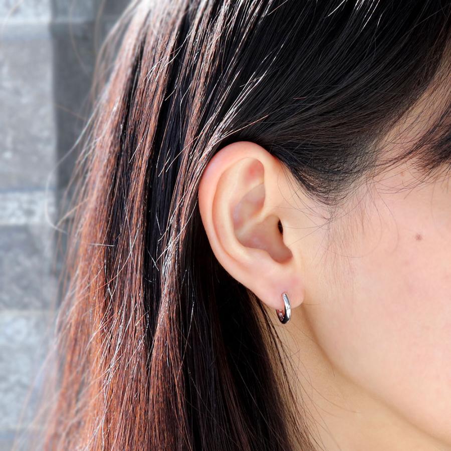 フープピアス 18k 小さめ 18金 メンズ ピアス 人気 シンプル K18 片耳