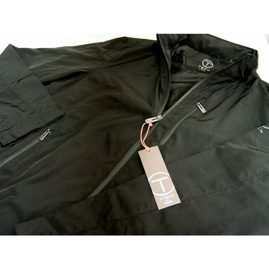 TUMI（トゥミ） メンズ M ジャケット T-TECH 高機能 耐水 黒ブラック