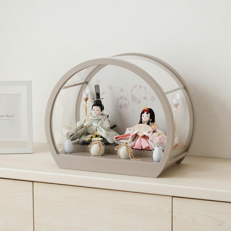 ぷりふあ 雛人形 コンパクト おしゃれ モダン インテリア ふるうる