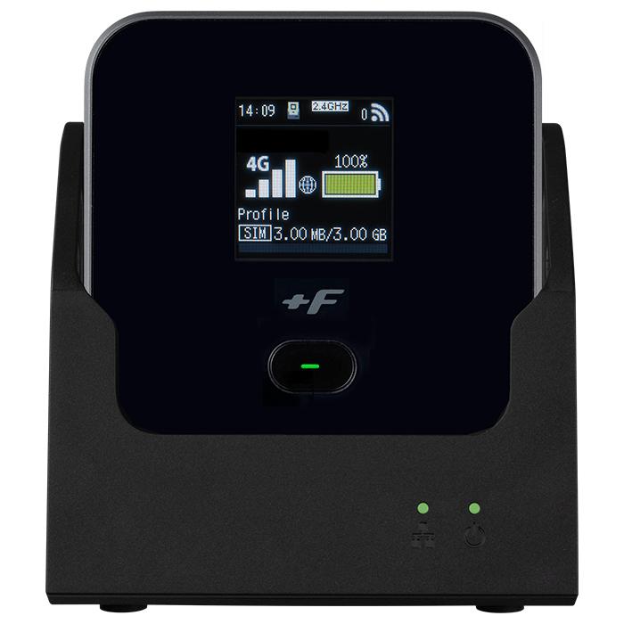 富士ソフト+F FS045W 本体+ 充電/LANステーション セット商品 SIM