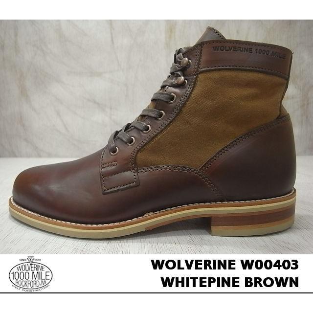 WOLVERINE（ウルヴァリン） 1000マイルブーツ ブラウン ホーウィン