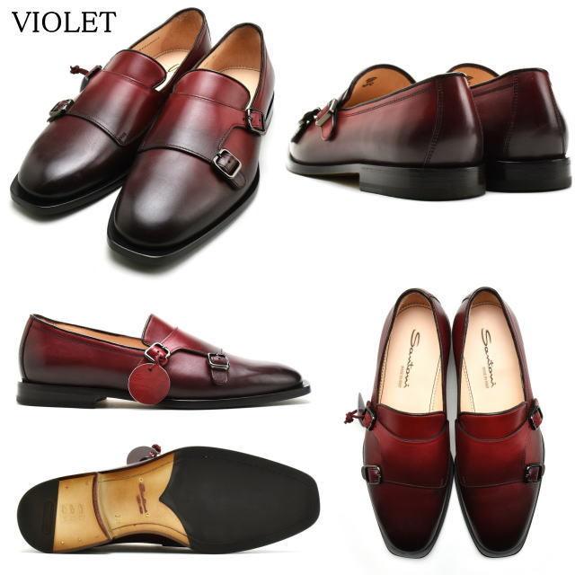 SANTONI（サントーニ） ダブルモンクストラップ SANTONI MCNC17795