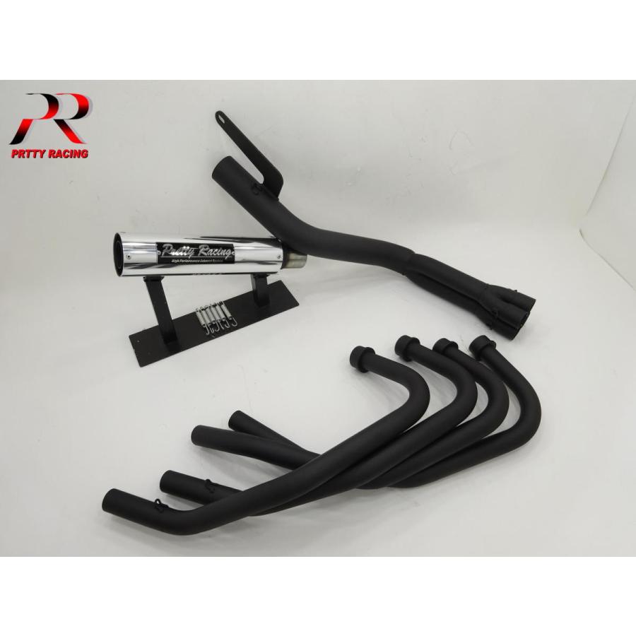 プリティ― HONDA CBR400F 54π PRETTY ガニマタブレット管 黒 マフラー