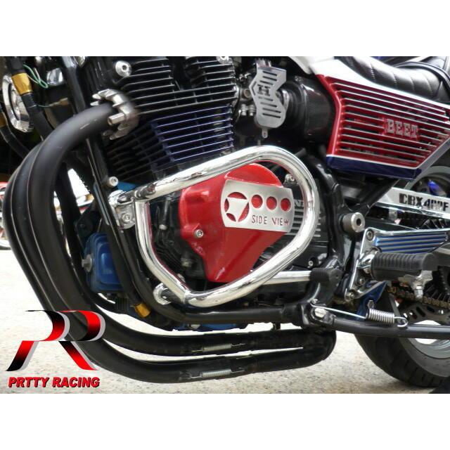 HONDA CBX400F/550F エンジンガード メッキ : PRETTYRACING Yahoo