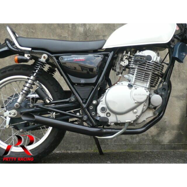プリティ― SUZUKI グラストラッカー 04〜 スラッシュ管 50π 黒