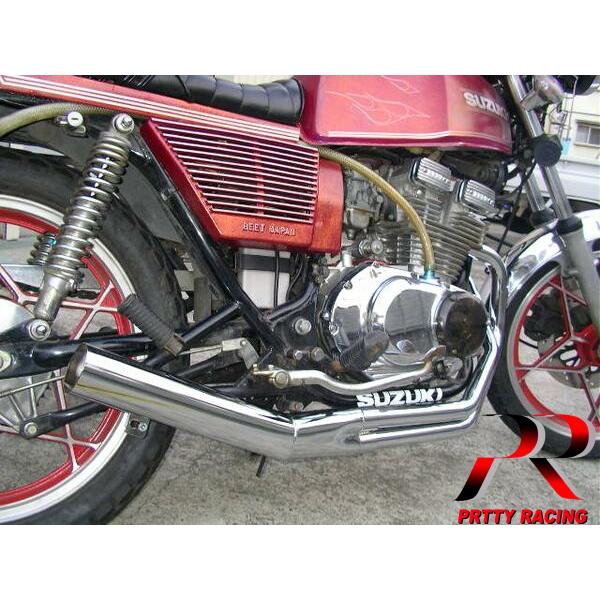 SUZUKI GSX250E ザリ 【忍】 サイドクロス管 マフラー メッキ