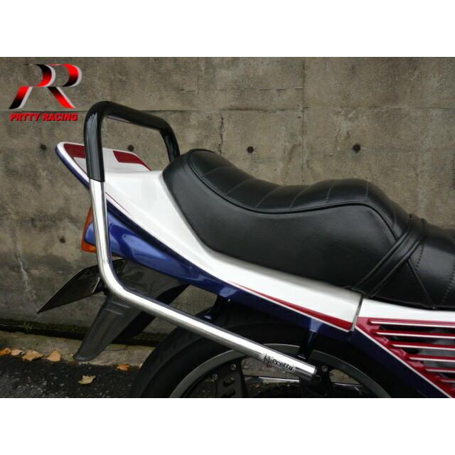 HONDA CBX400F BEETテール 対応 極太ゴム巻きタンデムバー (ワイド